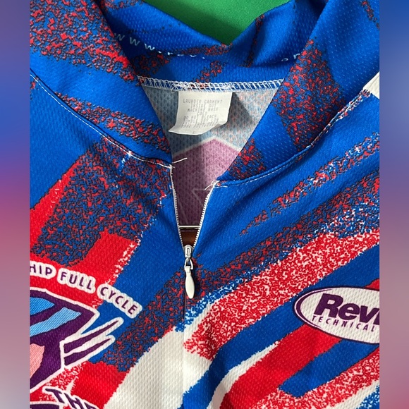 Cycling jersey, size adult large. Ozarks 100 event jersey from early 2000s. - Picture 2 of 5